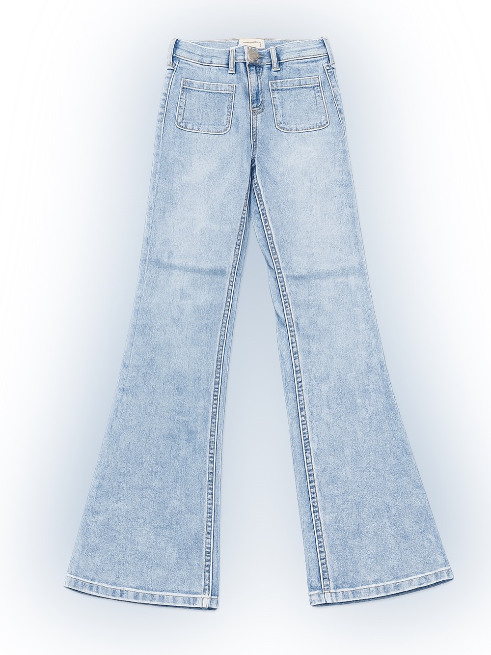 Abercrombie Kids High Rise Flare Jeans Girls Size 11/12 Regular